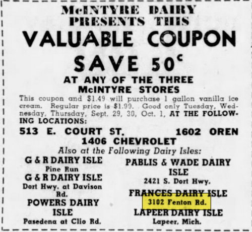 Bobs Drive-In - Sep 29 1953 Article (newer photo)